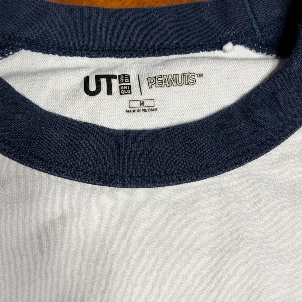 Peanuts White & Navy Snoopy 'First Beagle on the Moon' Short Sleeve Tee - Picture 2 of 9